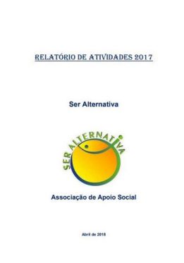 Ser Alternativa Relatório Atividades 2017
